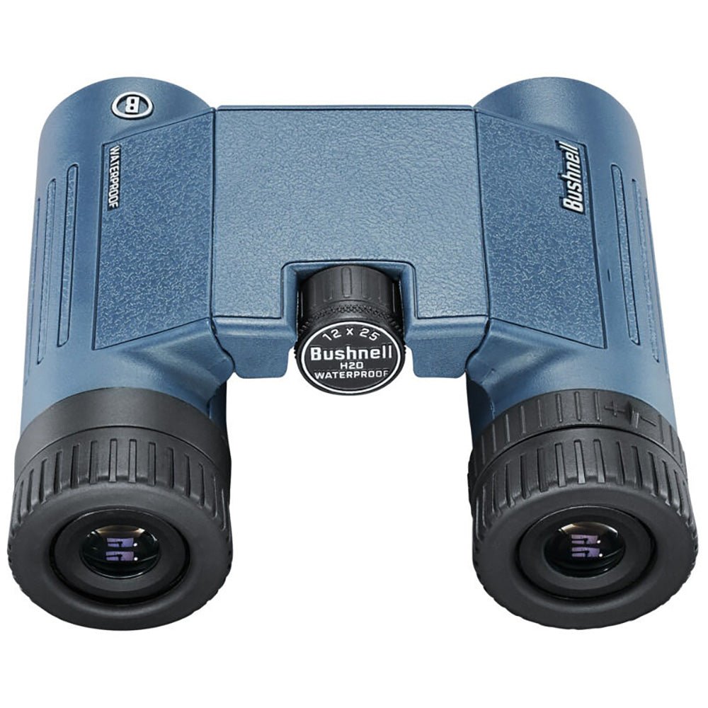 Bushnell 12x25mm H2O Binocular - Dark Blue Roof WP/FP Twist Up Eyecups - Marine Parts OnlyOutdoorBushnell