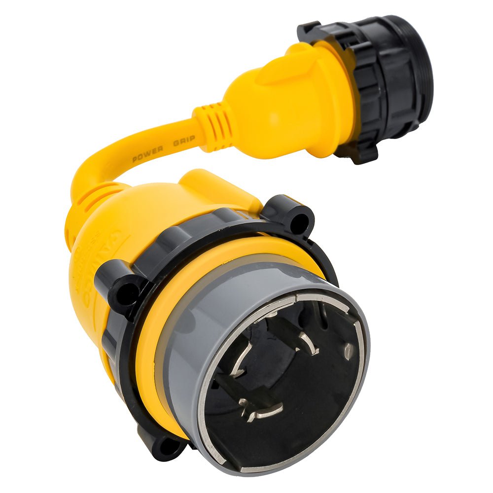 Camco 50AM/30AF Power Grip Marine 12" Locking Adapter - M - Lock/F - Locking Adapter - Marine Parts OnlyElectricalCamco