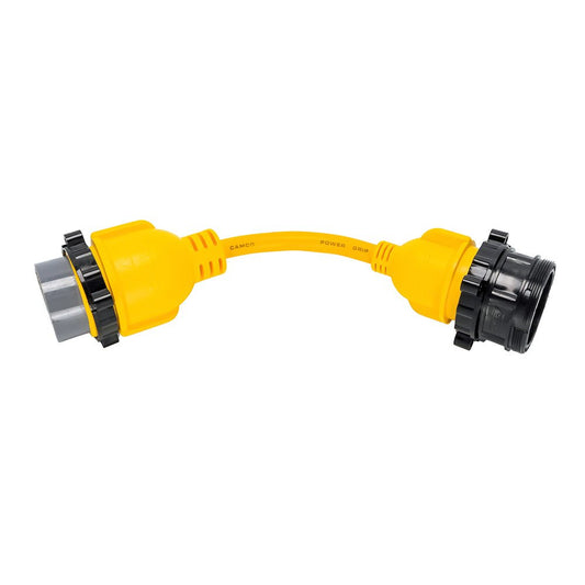 Camco 50AM/30AF Power Grip Marine 12" Locking Adapter - M - Lock/F - Locking Adapter - Marine Parts OnlyElectricalCamco