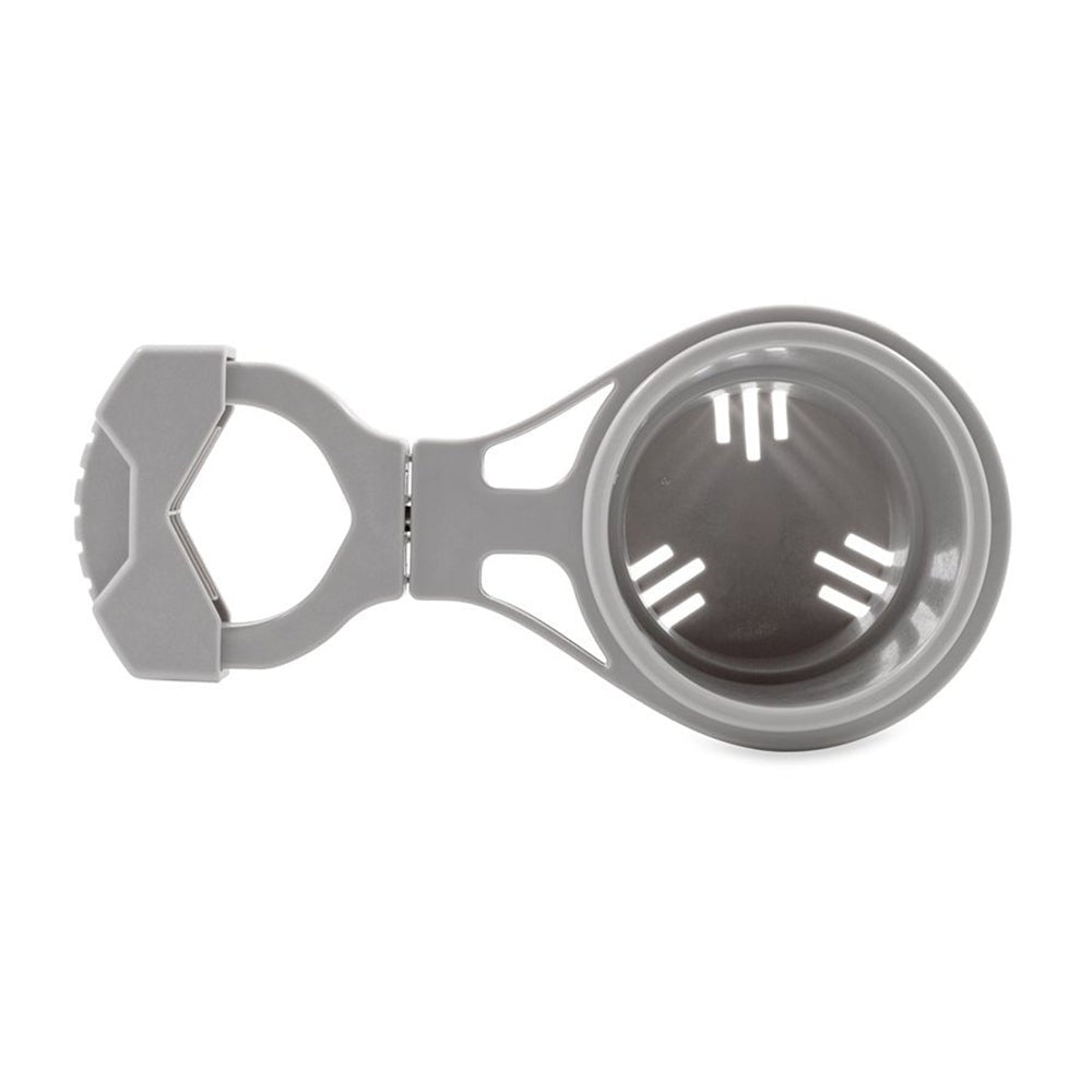 Camco Clamp - On Rail Mounted Cup Holder - Small for Up to 1 - 1/4" Rail - Grey - Marine Parts OnlyBoat OutfittingCamco