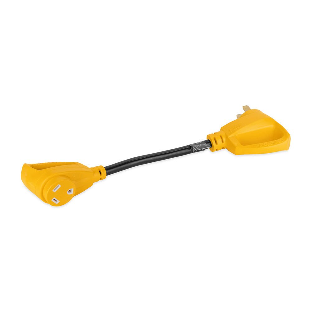 Camco Power Grip 18" Dogbone Adapter - 50 Amp Male/30 Amp Female - Marine Parts OnlyAutomotive/RVCamco