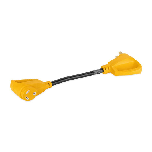 Camco Power Grip 18" Dogbone Adapter - 50 Amp Male/30 Amp Female - Marine Parts OnlyAutomotive/RVCamco