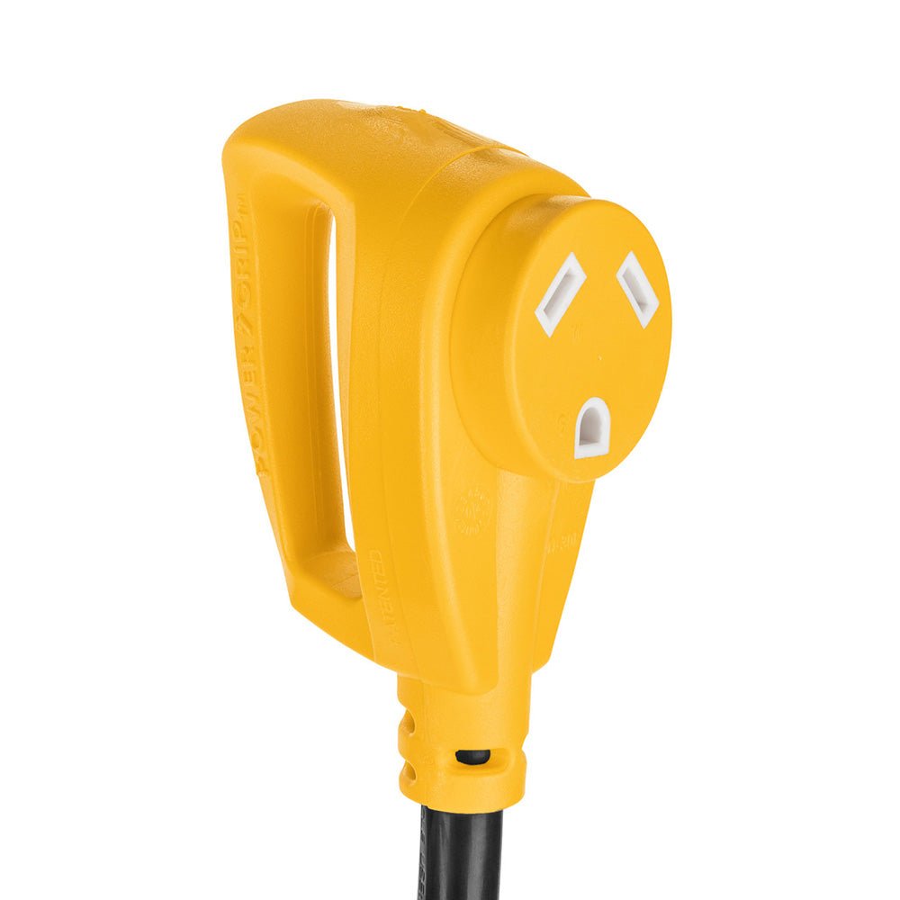 Camco Power Grip 18" Dogbone Adapter - 50 Amp Male/30 Amp Female - Marine Parts OnlyAutomotive/RVCamco