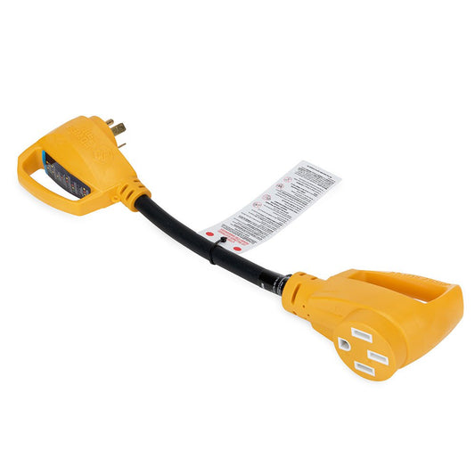 Camco Power Grip RV 18" 30Amp Circuit Analyzer Dogbone - Integrated Surge Protection - Marine Parts OnlyAutomotive/RVCamco