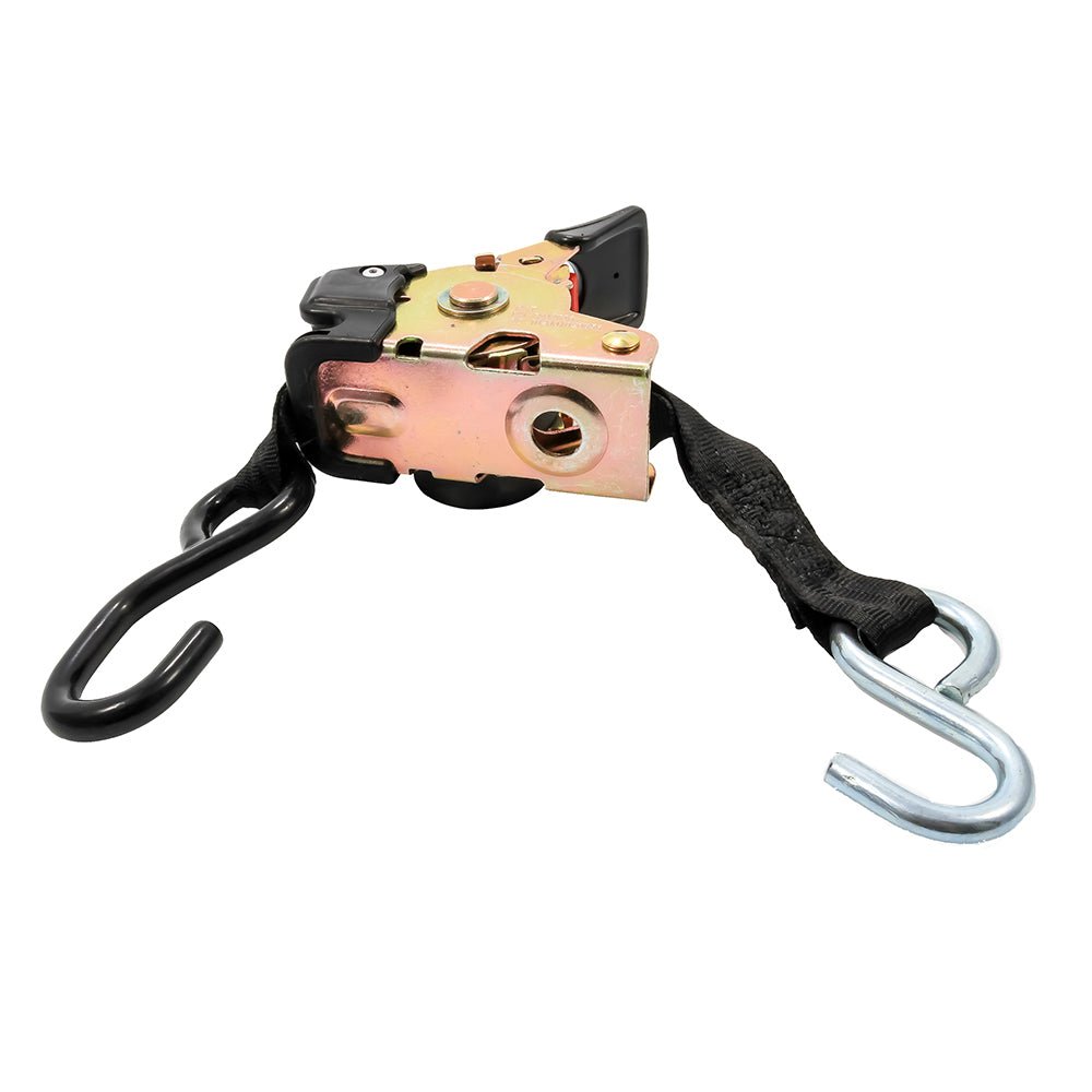 Camco Retractable Tie - Down Straps - 1" Width 6&39; Dual Hooks - Marine Parts OnlyAutomotive/RVCamco