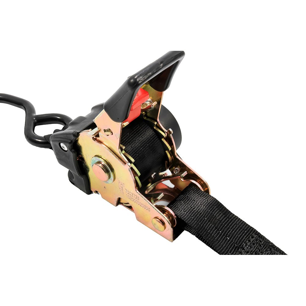 Camco Retractable Tie - Down Straps - 1" Width 6&39; Dual Hooks - Marine Parts OnlyAutomotive/RVCamco