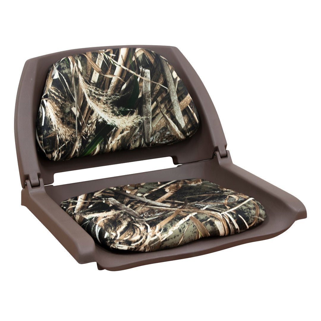 CAMO PADDED PLASTIC FOLD DOWN SEAT - Marine Parts OnlyWISE SEATING