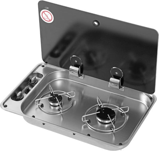 CAN S.S. 2 BURN. DROP - IN COOKTOP - Marine Parts OnlySUBURBAN MFG