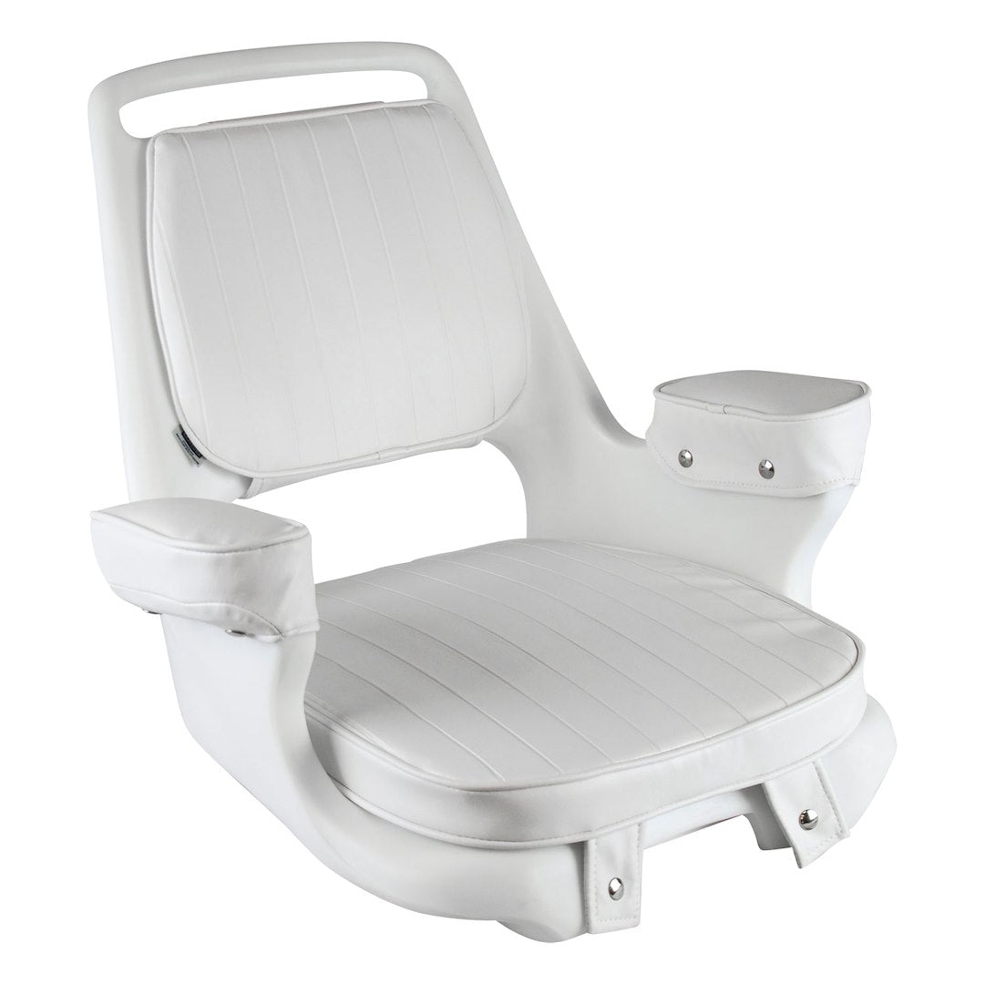 CAPTAINS CHAIR WITH CUSHIONS AND 3 - Marine Parts OnlyWISE SEATING