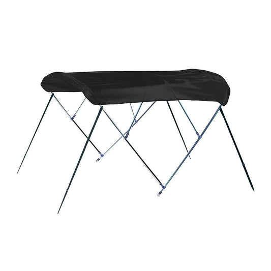 Carver 4 Bow 8' Pontoon Bimini Top w/Boot - Black Acrylic - Marine Parts OnlyBoat OutfittingCarver by Covercraft
