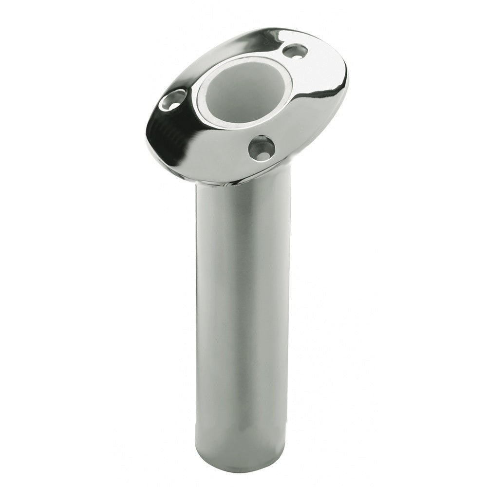 C.E. Smith 536810C - Flush Mount Rod Holder - 15 Degree - Cast - 10.5" Deep - Marine Parts OnlyHunting & FishingC.E. Smith