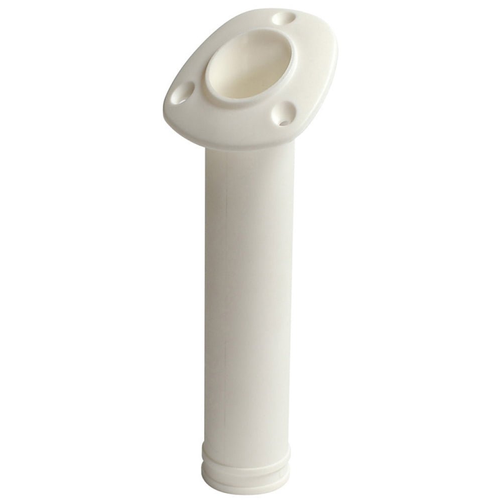 C.E. Smith Flush Mount 30&176; Nylon Rod Holder - White - Marine Parts OnlyHunting & FishingC.E. Smith