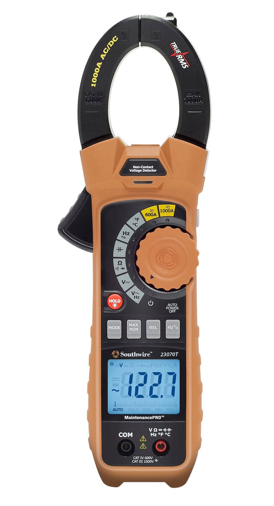 CLAMP METER 1000A AC/DC TRUE RMS - Marine Parts OnlySOUTHWIRE