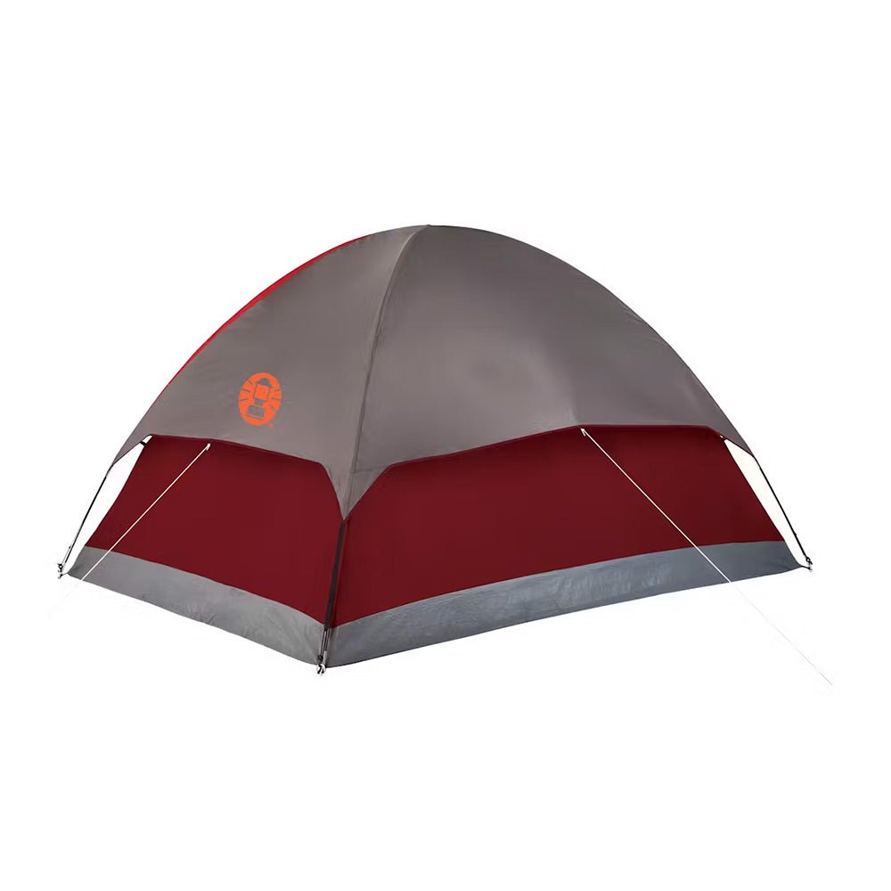 Coleman 4 - Person Flatwoods II&trade; Lightweight Dome Camping Tent - Red - Marine Parts OnlyOutdoorColeman