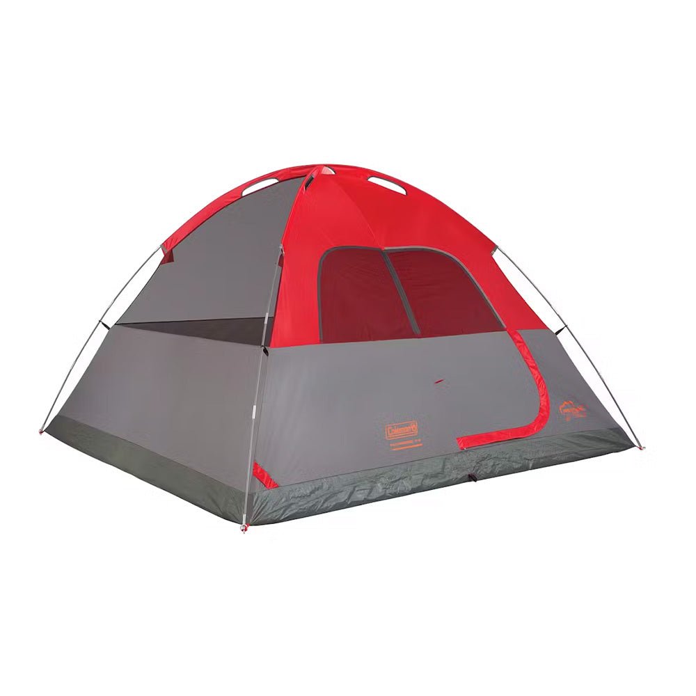 Coleman 6 - Person Flatwoods II&trade; Lightweight Dome Camping Tent - Red - Marine Parts OnlyOutdoorColeman