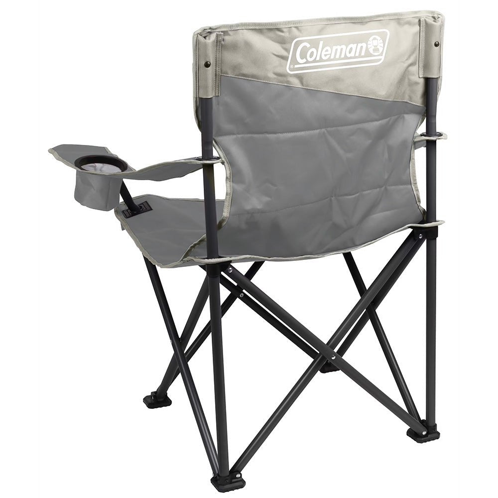 Coleman Big &amp; Tall Quad Camping Chair - Grey - Marine Parts OnlyOutdoorColeman