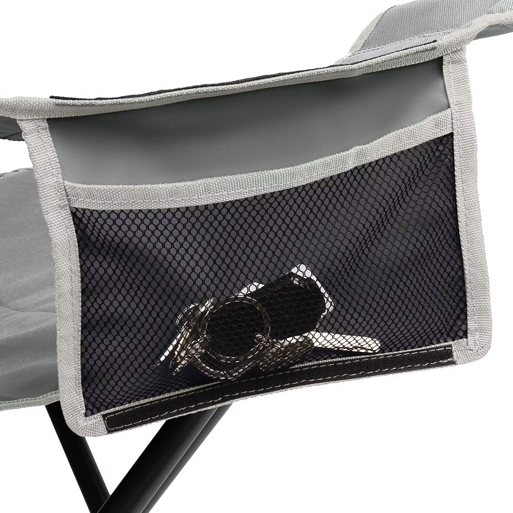 Coleman Big &amp; Tall Quad Camping Chair - Grey - Marine Parts OnlyOutdoorColeman