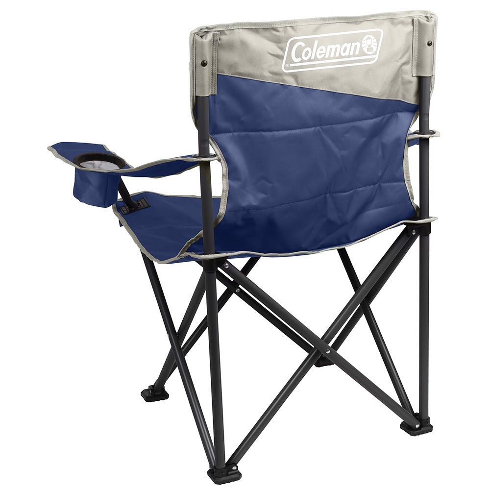 Coleman Big &amp; Tall Quad Camping Chair - Skyfall Blue - Marine Parts OnlyOutdoorColeman