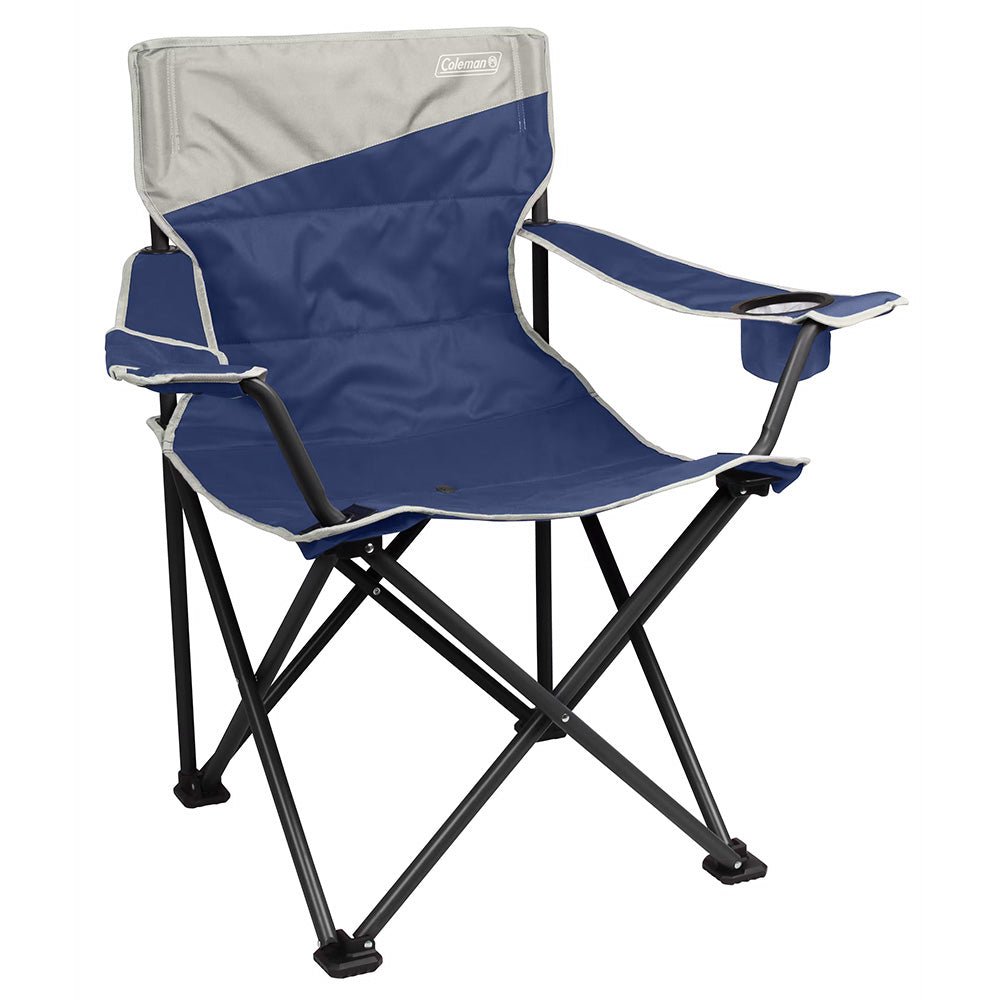 Coleman Big &amp; Tall Quad Camping Chair - Skyfall Blue - Marine Parts OnlyOutdoorColeman