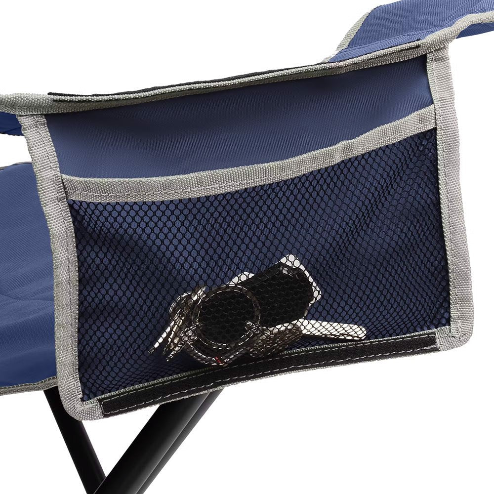 Coleman Big &amp; Tall Quad Camping Chair - Skyfall Blue - Marine Parts OnlyOutdoorColeman