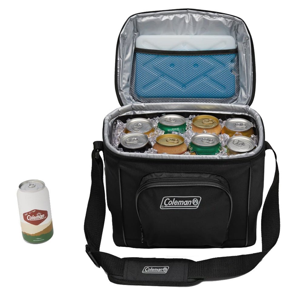 Coleman Chiller&trade; 16 - Can Soft - Sided Portable Cooler - Black - Marine Parts OnlyOutdoorColeman
