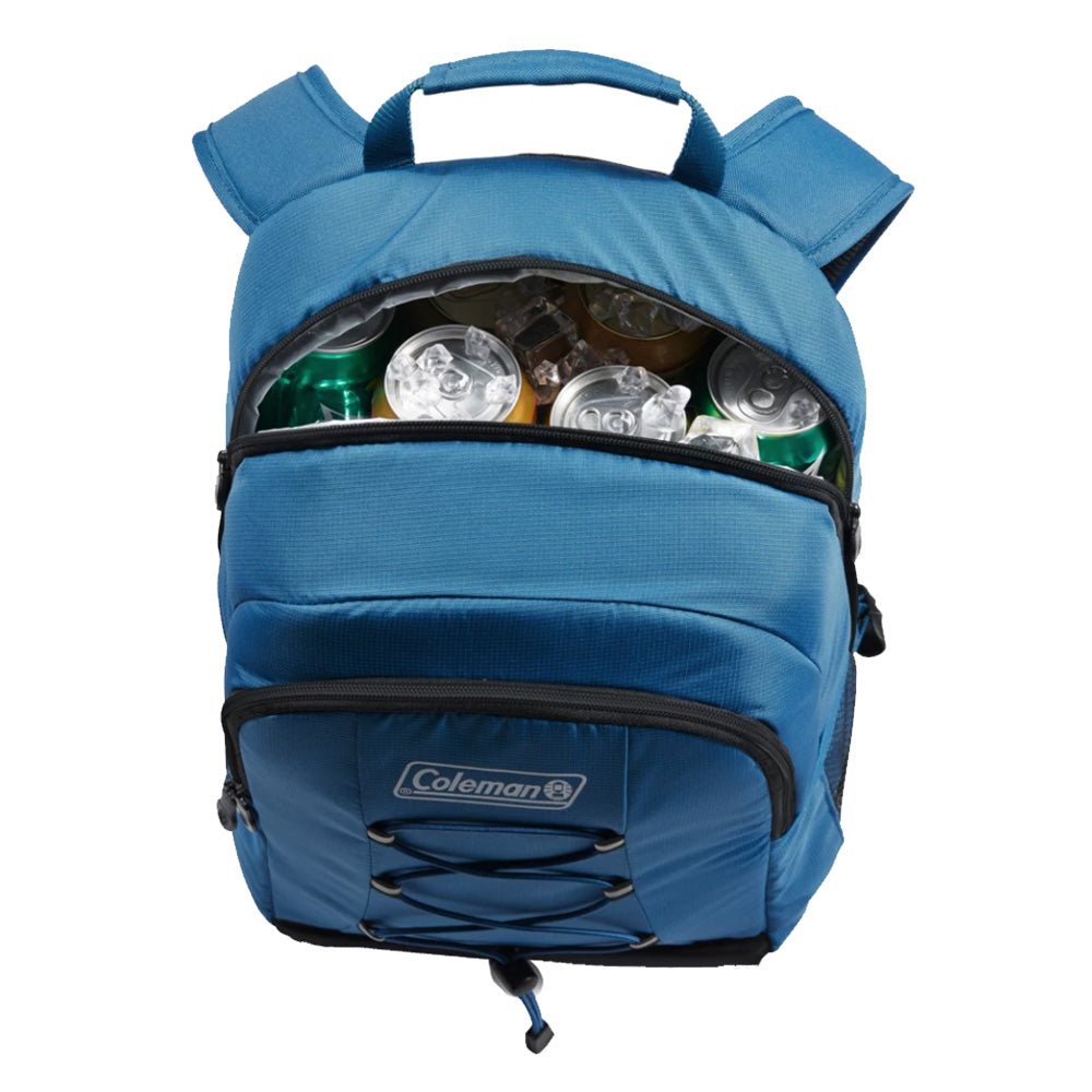 Coleman CHILLER&trade; 28 - Can Soft - Sided Backpack Cooler - Deep Ocean - Marine Parts OnlyOutdoorColeman
