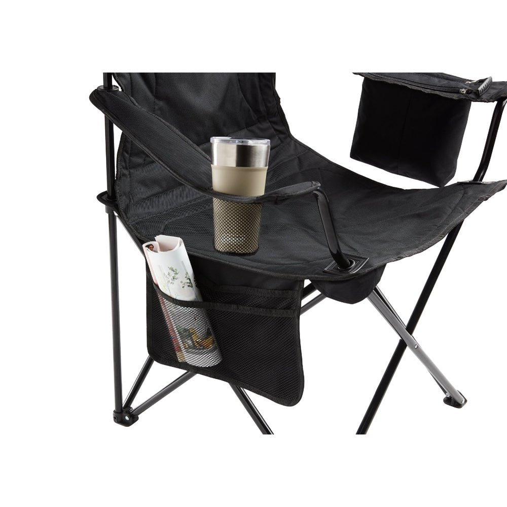 Coleman Cooler Quad Chair - Black - Marine Parts OnlyOutdoorColeman