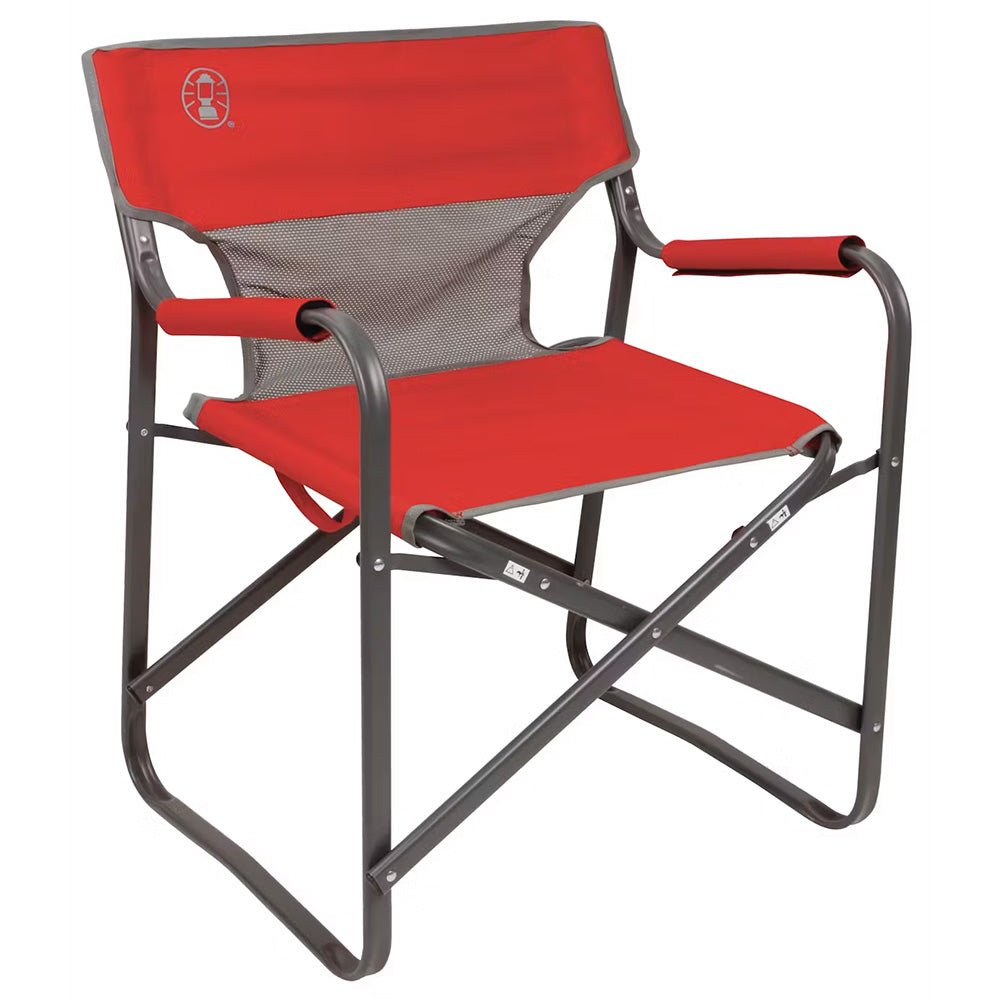 Coleman Outpost&trade; Breeze Deck Chair - Red - Marine Parts OnlyOutdoorColeman