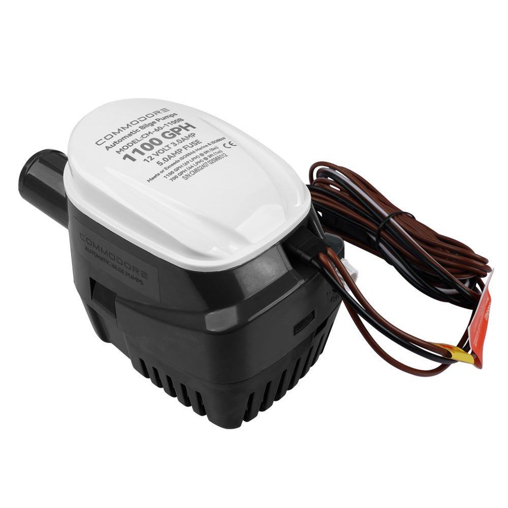 Commodore 1100 GPH 60 Series Automatic Bilge Pump - 12V - Marine Parts OnlyMarine Plumbing & VentilationCommodore