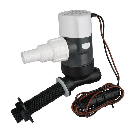 Commodore 1100 GPH Angled Livewell Pump - 12V - Marine Parts OnlyMarine Plumbing & VentilationCommodore