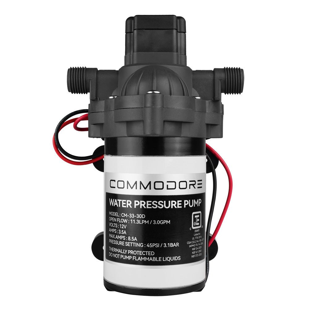 Commodore 3.0 GPM Water Pump - 12V - Marine Parts OnlyMarine Plumbing & VentilationCommodore