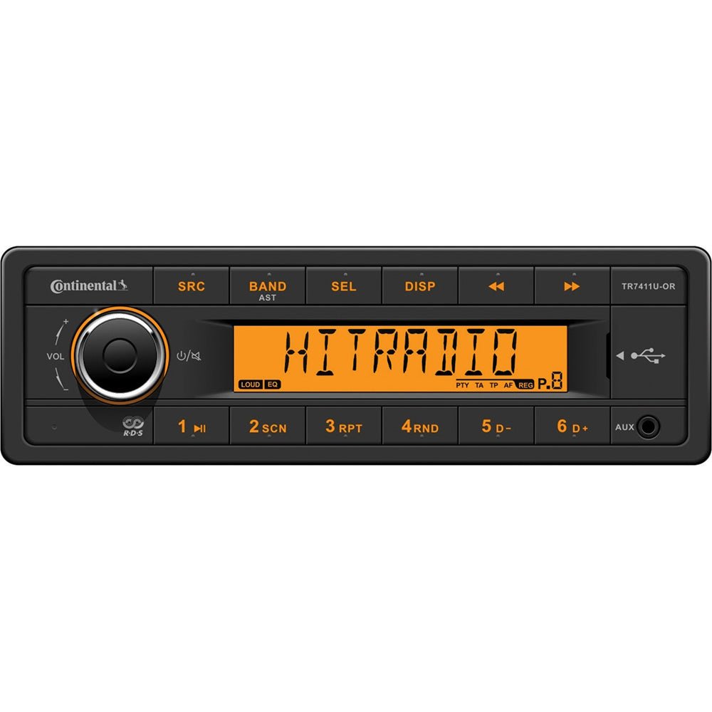 Continental Stereo w/AM/FM/USB - Harness Included - 12V - Marine Parts OnlyEntertainmentContinental