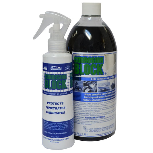 Corrosion Block 32oz Bottle w/Pump - Non - Hazmat, Non - Flammable & Non - Toxic - Marine Parts OnlyWinterizingCorrosion Block