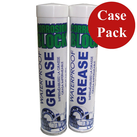 Corrosion Block High Performance Waterproof Grease - (2)2oz Tube - Non - Hazmat, Non - Flammable &amp; Non - Toxic *Case of 6* - Marine Parts OnlyWinterizingCorrosion Block
