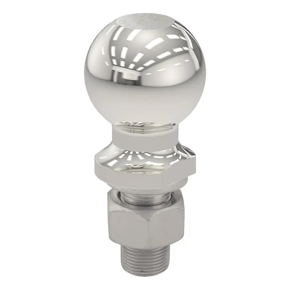 CURT 2 - 5/16" Trailer Ball - 1" x 2 - 1/8" Shank - 7,500 lbs - Stainless Steel - Marine Parts OnlyTraileringCURT
