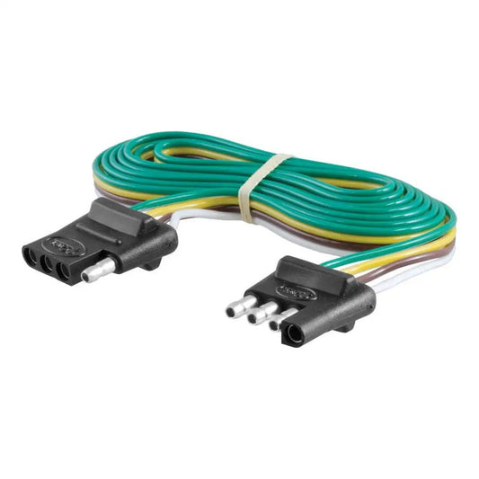 CURT 4 - Way Flat Connector Plug &amp; Socket w/72&rdquo; Wires - Marine Parts OnlyTraileringCURT