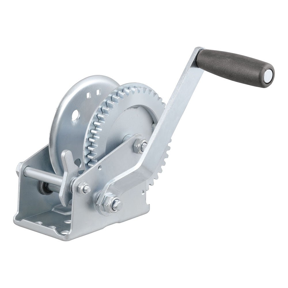 CURT Hand Crank 1200 lb. Winch - 7 - 1/2" Handle - Marine Parts OnlyTraileringCURT