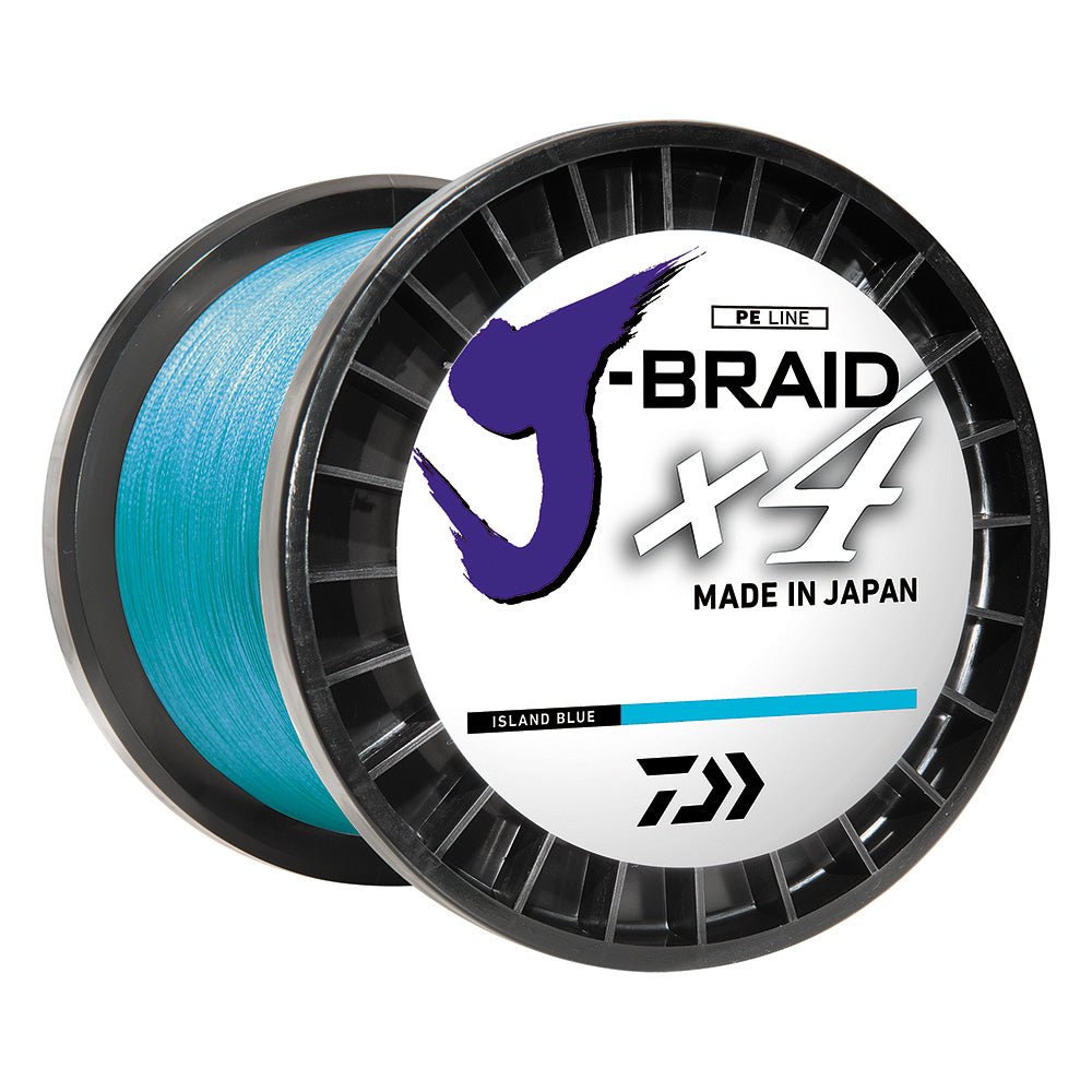 Daiwa J - BRAID x4 Braided Line - 30 lbs - 300 yds - Island Blue - Marine Parts OnlyHunting & FishingDaiwa