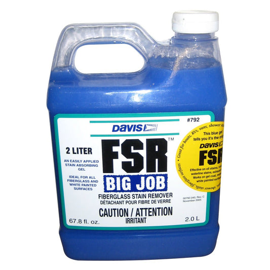 Davis FSR Big Job Fiberglass Stain Remover - 2 - Liter - Marine Parts OnlyBoat OutfittingDavis Instruments