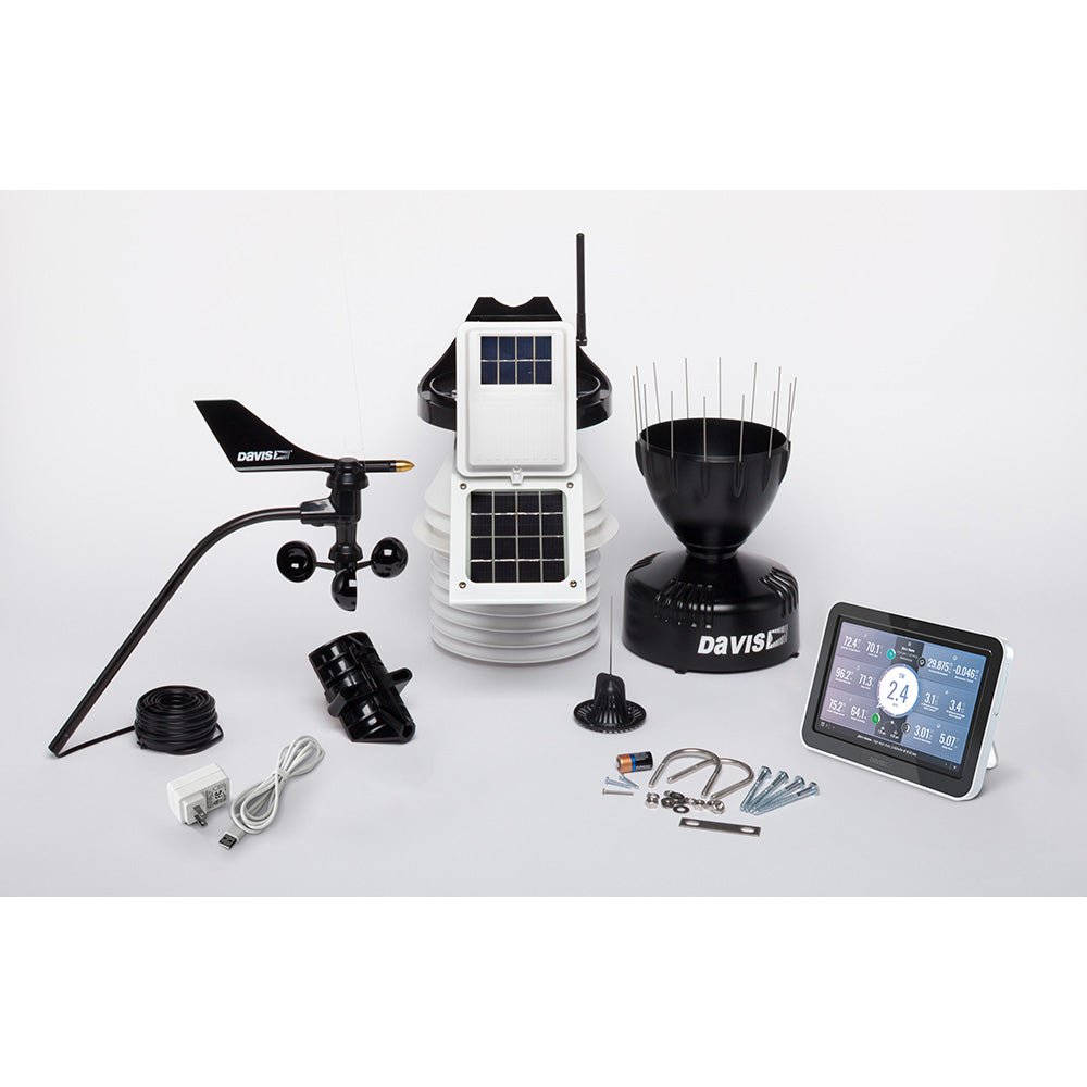 Davis Vantage Pro2 Wireless Weather Station w/WeatherLink Console &amp; 24hr Fan Aspirated Radiation Shield - Marine Parts OnlyOutdoorDavis Instruments