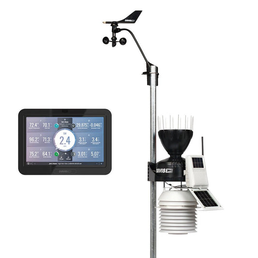 Davis Vantage Pro2 Wireless Weather Station w/WeatherLink Console &amp; 24hr Fan Aspirated Radiation Shield - Marine Parts OnlyOutdoorDavis Instruments