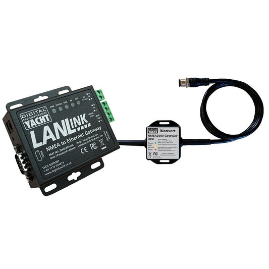 Digital Yacht LANLink NMEA 2000 To Ethernet Gateway - Marine Parts OnlyMarine Navigation & InstrumentsDigital Yacht