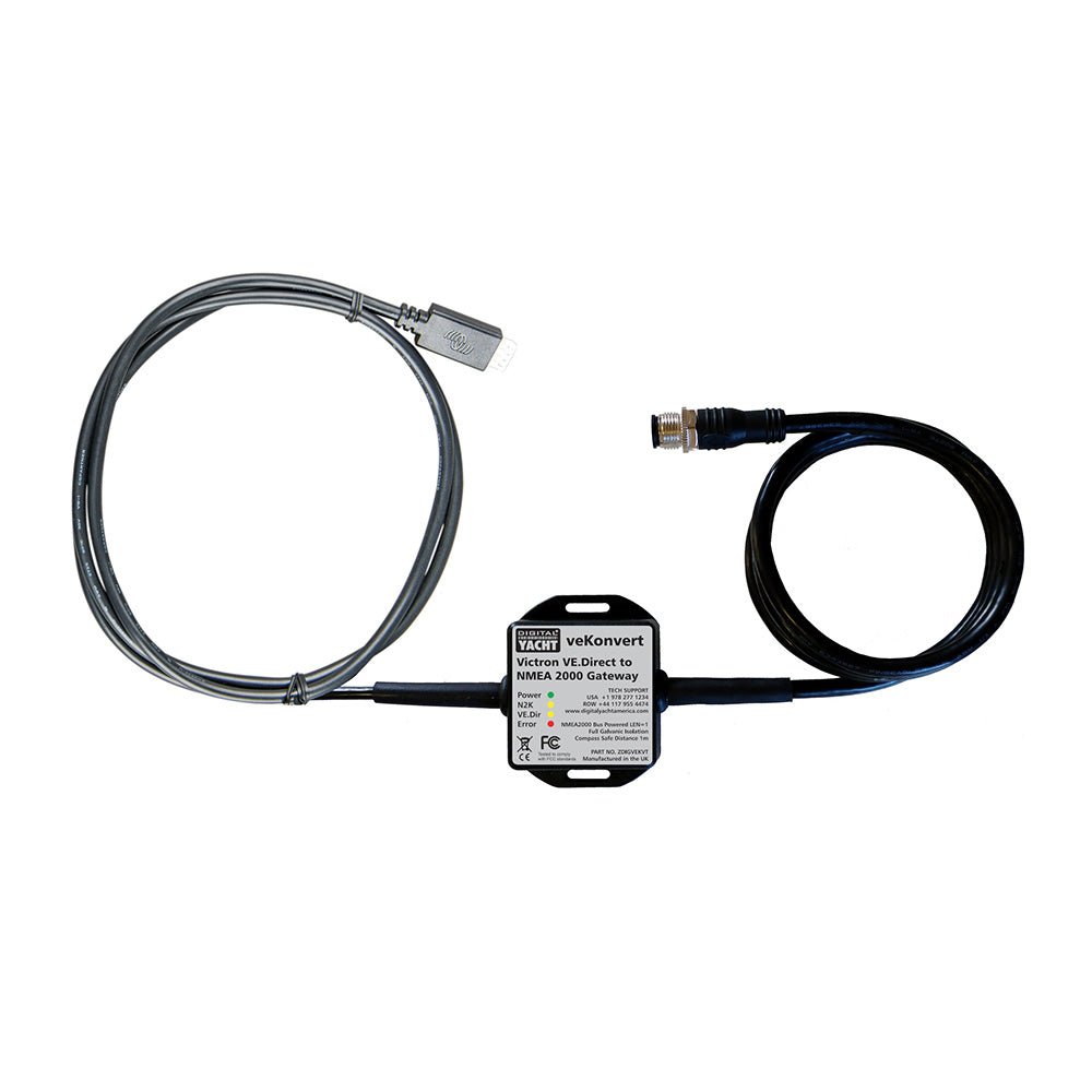 Digital Yacht veKonvert NMEA 2000 Gateway f Victron VE.Direct Output Devices - SmartShunts, BMVs, & MPPTs - Marine Parts OnlyMarine Navigation & InstrumentsDigital Yacht