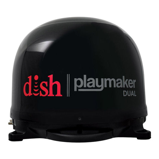 DISH PLAYMAKER DUAL AUTO SAT BLACK - Marine Parts OnlyWINEGARD