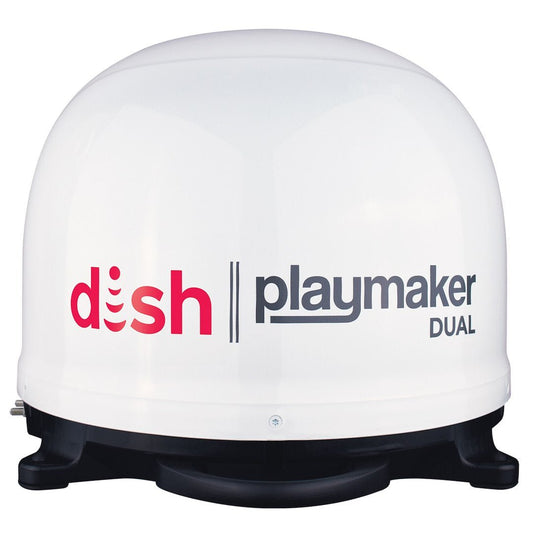 DISH PLAYMAKER DUAL AUTO SAT WHITE - Marine Parts OnlyWINEGARD