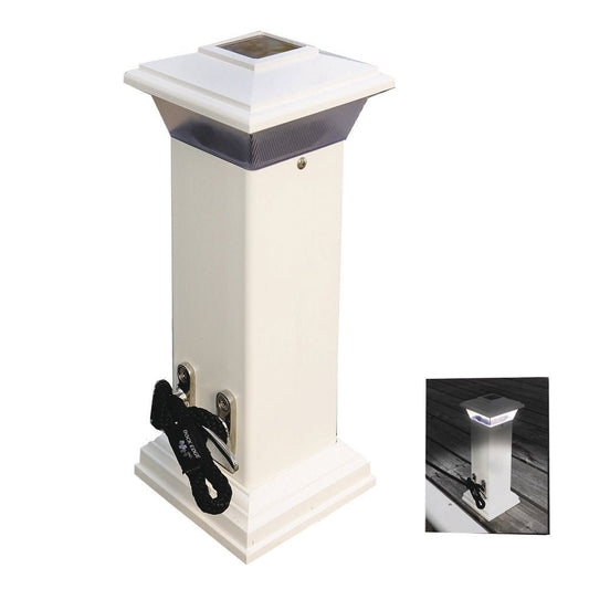 Dock Edge Cleatlite Solar Dock Light w/SS Mooring Cleat 12" - Marine Parts OnlyAnchoring & DockingDock Edge