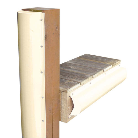 Dock Edge Piling Bumper - One End Capped - 6&39; - Beige - Marine Parts OnlyAnchoring & DockingDock Edge