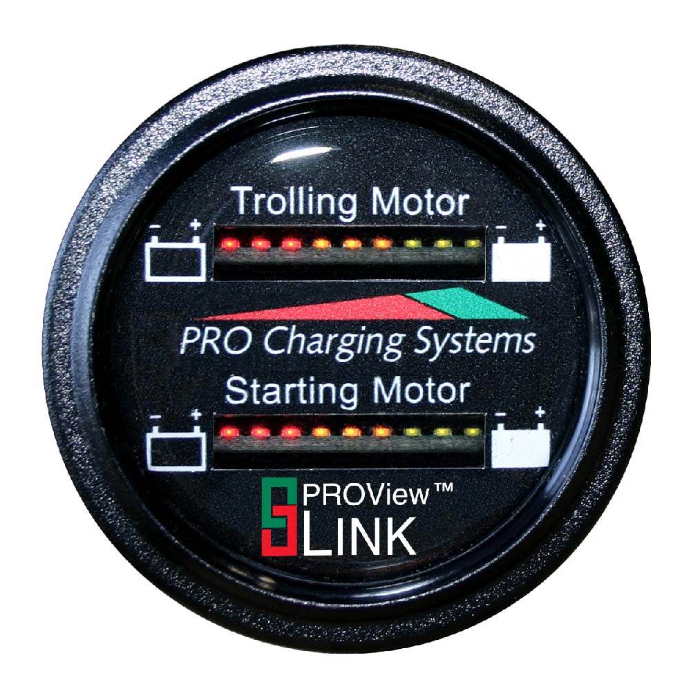 Dual Pro Battery Fuel Gauge - Marine Dual Read Battery Monitor - 12V/24V System - 15&39; Battery Cable - Marine Parts OnlyElectricalDual Pro