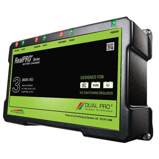 Dual Pro RealPRO Series Battery Charger - 18A - 3 - 6A - Banks - 12V - 36V - Marine Parts OnlyElectricalDual Pro