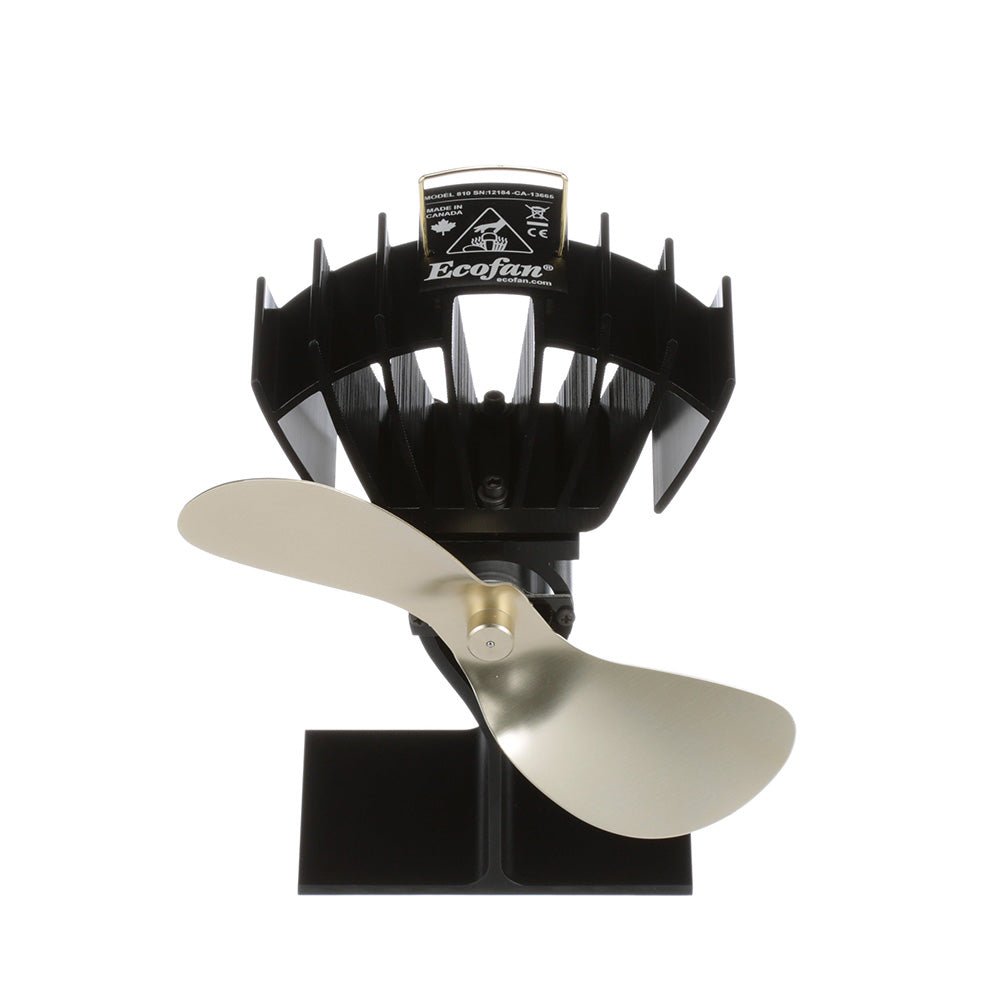 Ecofan by Caframo UltrAir 810CA Heat Powered Stove Fan - Gold Blade - Marine Parts OnlyOutdoorEcofan by Caframo